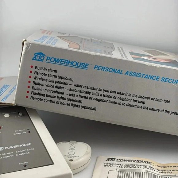 💥POWERHOUSE personal assistance security system model pa5800 x10 w/original box - Picture 10 of 16